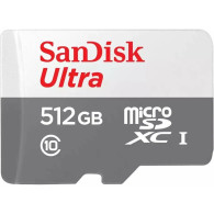Карта памяти microSDHC SanDisk 512Gb Class 10 UHS-1 (100Mb/s) б/адаптера