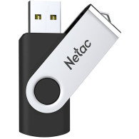 Флэш-диск Netac 16GB USB 2.0 U505 черный/серебро
