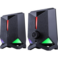 Колонки Defender 2.0 Rocket, 6Вт, USB, LED подсвет., черные 65094