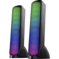 Колонки Defender 2.0 SkyPulse, 10Вт, USB, LED подсвет., черные 65097