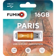 Флэш-диск Fumiko 16GB USB 2.0 Paris оранжевый