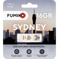 Флэш-диск Fumiko 16GB USB 2.0 Sydney серебро