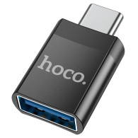 Адаптер OTG USB3.0 - Type-C (гн/шт) Hoco UA17