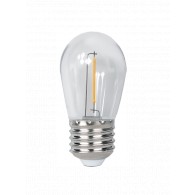 Лампа светодиодная Jazzway PLED-ECO S14 1w CLEAR E27 2700K(для улич. гирл.)