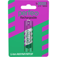 Аккумулятор Li18650 2000mAh 3,7V Perfeo BL 1/5