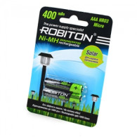 Аккумулятор Robiton R03 400mAh Ni-Mh BL 2/50
