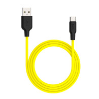 Кабель USB - Type-C Hoco X21 Plus 2м 3А силикон