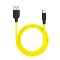 Кабель USB- Type-C Hoco X21 Plus 2м 3А силикон