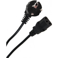 Шнур компьютер - розетка 1,8м EU 220V (угловой) Aopen ACE021-1.8M