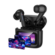 Гарнитура Bluetooth Hoco EQ14 TWS, сенс. дисп. (вакуумные наушники) черная