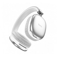 Гарнитура Bluetooth Hoco W35 (полноразм., microSD) серебро