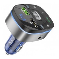 MP3 FM модулятор автомоб. Hoco E71 Crystal (Bluetooth, 2*USB, дисплей)