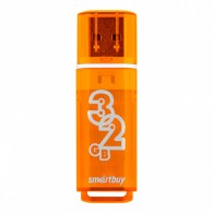 Флэш-диск SmartBuy 32GB USB 2.0 Glossy оранж