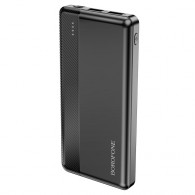 Внешний аккумулятор 10000mAh Borofone BJ24 (in - T,M/out - 2U) черный