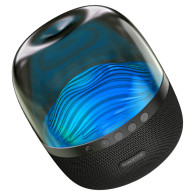 Колонка портативная Borofone BP8 Glazed (10Вт/2000mAh) черная, 11 свет.эффект.