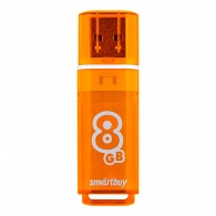 Флэш-диск SmartBuy 8GB USB 2.0 Glossy оранж