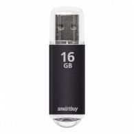 Флэш-диск SmartBuy 16GB USB 2.0 V-Cut черный