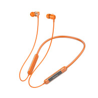 Гарнитура Bluetooth Hoco ES65 Dream Sports (вакуумные, обод на шею) оранжевая
