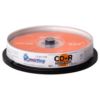 Диск CD-R SmartBuy 700Mb 52x Cake box /10