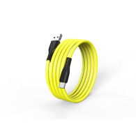 Кабель USB - Type-C 1м SmartBuy S21  3А/18W, силикон, желтый, iK-3112-S21by