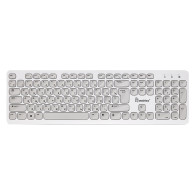 Клавиатура беспроводная SmartBuy 252 бело-серая SBK-252AG-WC