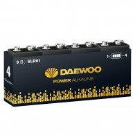Батарейка Daewoo 6LR61 9V Pack-4