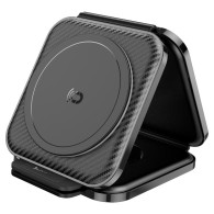 Беспроводное З\У Hoco CQ4 Unique Magnetic 3-in-1, 15Вт, черное