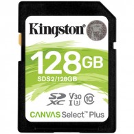 Карта памяти SDHC Kingston 128Gb Class 10 UHS-I U3 V30 (100Mb/s) (SDXС)