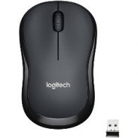 Мышь Logitech M220 беспроводная темно-серая БЕЗЗВУЧНАЯ