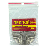 Припой ПОС-61 20g с канифолью (2мм) Connector