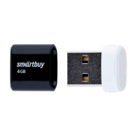 Флэш-диск SmartBuy 4GB USB 2.0 LARA черный