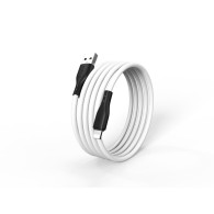 Кабель USB - lightning 1м SmartBuy S21 2,4А/12W, силикон, белый iK-512-S21bw Кабель USB - lightning 1м SmartBuy S21 2,4А/12W, силикон, белый iK-512-S21bw