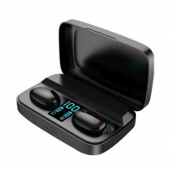 Гарнитура Bluetooth Earbuds A10S+PowerBank TWS черная (вакуумные наушники)