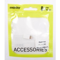 Переходник microUSB - lightning (гн/шт) Smartbuy i-USB