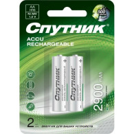 Аккумулятор Спутник R6 2900mAh Ni-Mh BL 2/20/160 предзаряженный