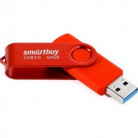 Флэш-диск SmartBuy 64GB USB 3.0 Twist красный
