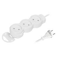 Удлинитель Smartbuy (3 роз., 1,5м, без заземл., 10А) New SBE-10-3-1.5m-N