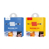 Кабель USB - microUSB Hoco X21 1м 2А силикон