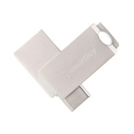 Флэш-диск SmartBuy 64GB USB 2.0 MC25 Metal Dual TypeC-TypeA