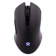 Мышь беспроводная SmartBuy SBM728AGK игровая, черная, RGB, встр.АКБ, БЕЗЗВУЧ.